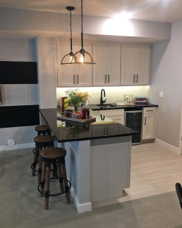 Image of Custom Mini-Kitchen Cabinets
