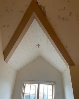 Image of Beautiful Woodworking for New Home Construction