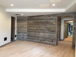 Image of Stylish Wall Work for New Home Construction